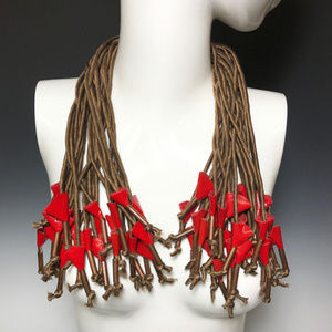 Ports 1961 Luke Tanabe Multi Strands Silk Necklace